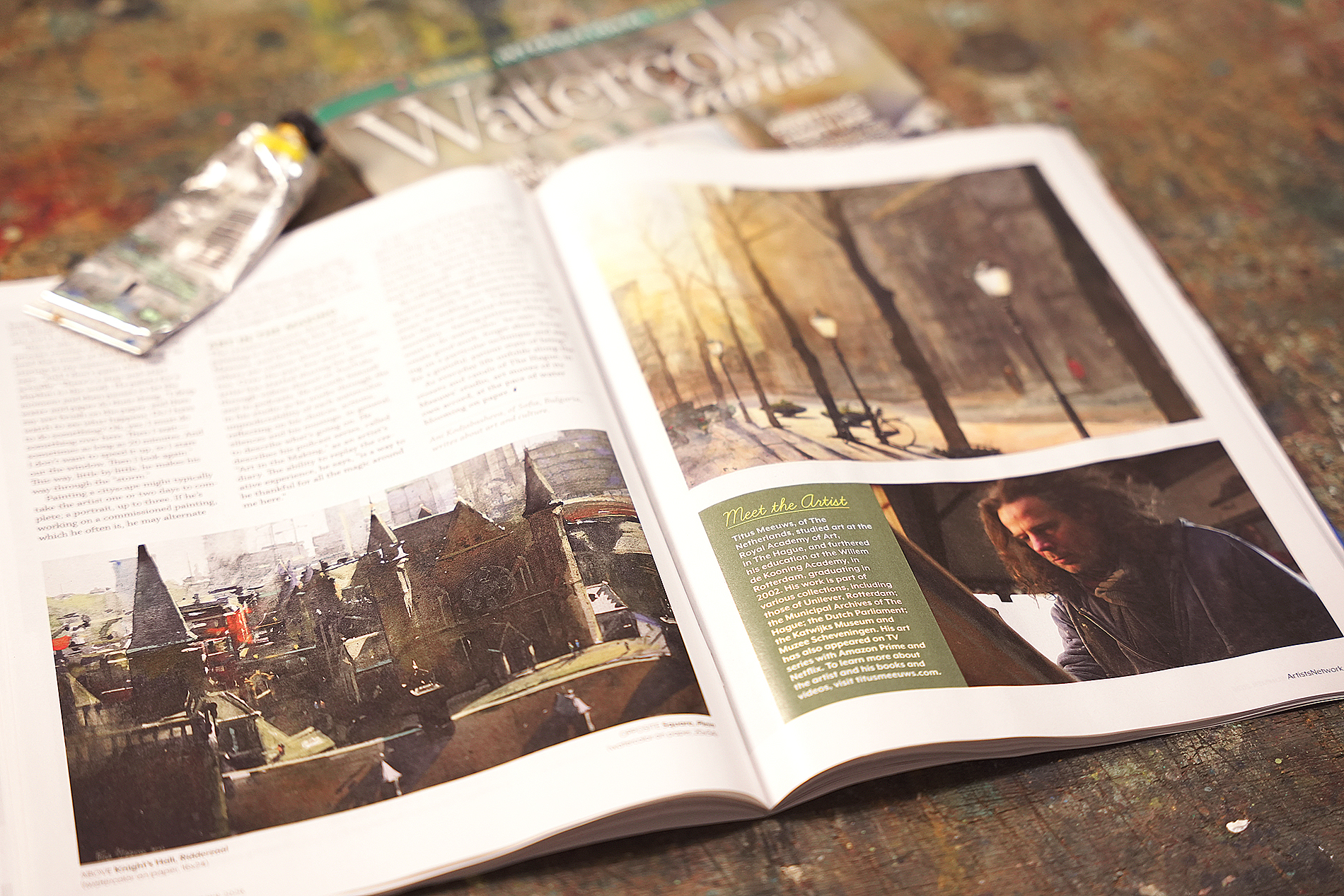 An article in Watercolor Artist Magazine