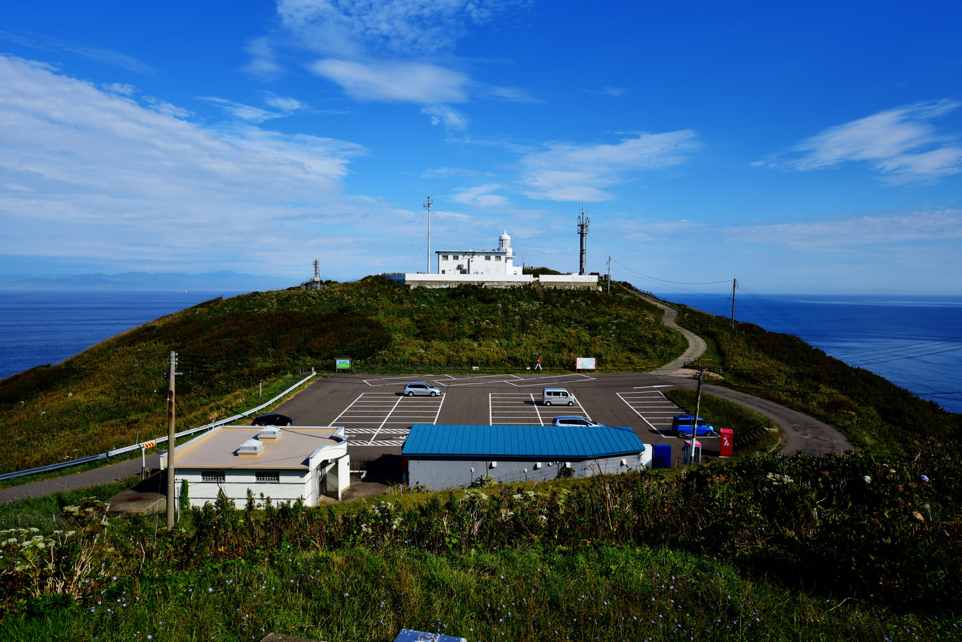 1501 龍飛埼灯台 (青森県)　晴天の素晴らしい天気だった。
