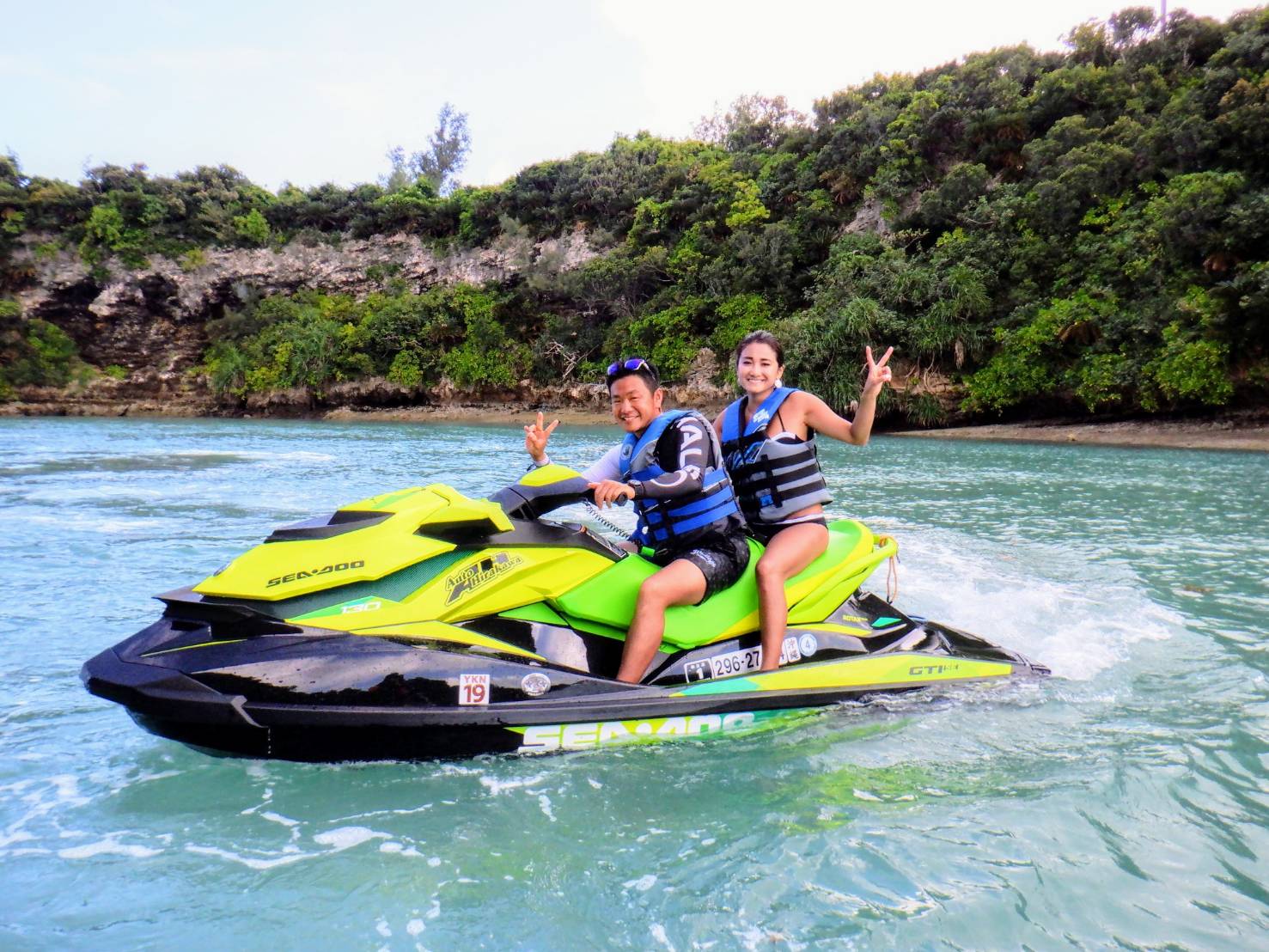 ジェットスキーレンタルツーリング沖縄 ジェットスキーレンタルツーリング沖縄 マリンピース沖縄県うるま市
