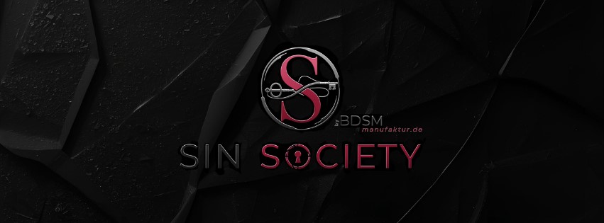 elegantes Logo der Sin Society BDSM Kink Party in Malsch