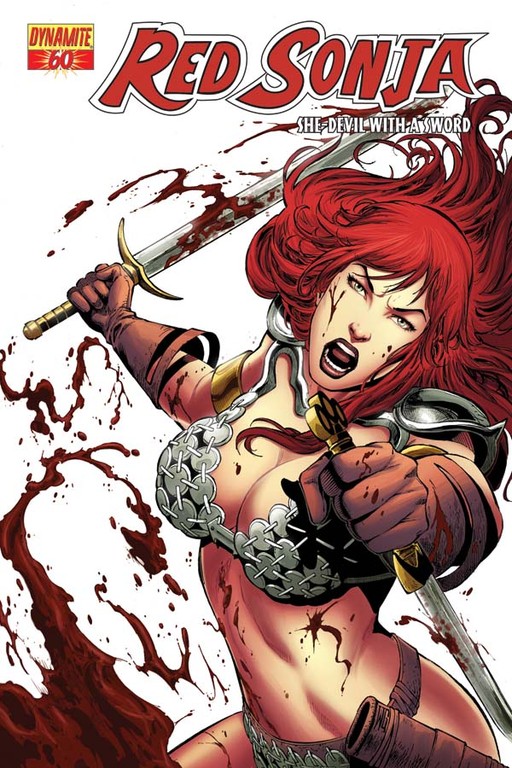Red Sonja #60 cover by Walter Geovani