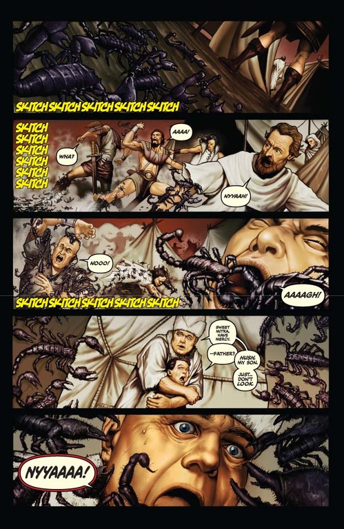 Red Sonja #60 - Page 4 (Script: Trautmann / Art: Berkenkotter)