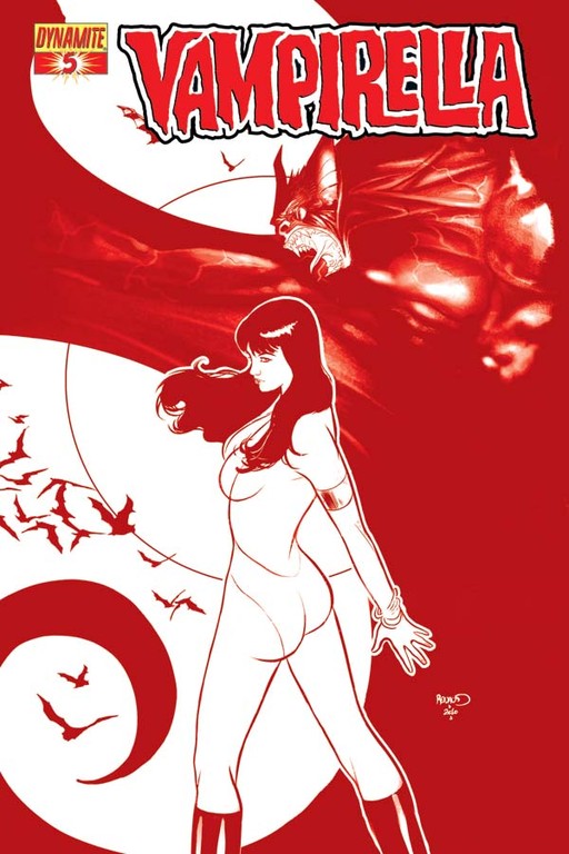 Vampirella #5 "Blood Red" Incentive Cover by Paul Renaud