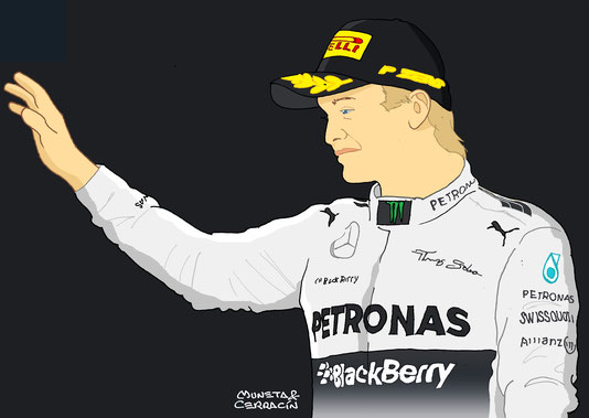 Nico Rosberg by Muneta & Cerracín