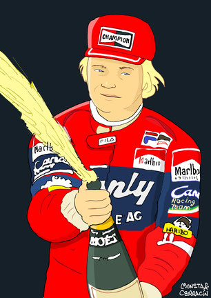 Didier Pironi by Muneta & Cerracín