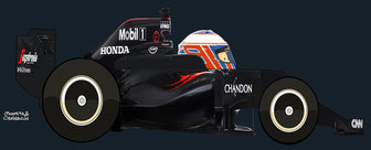 Jenson Alexander Lyons Button by Muneta & Cerracín - McLaren MP4-31 - Honda V6