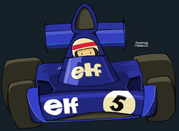 Jackie Stewart con su Tyrrell 006 - Ford Cosworth