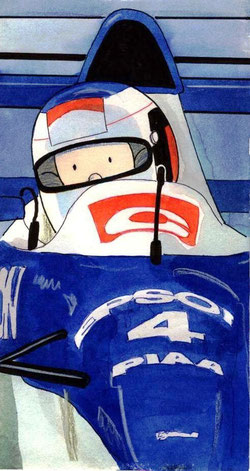 Jean Alesi by Muneta & Cerracín