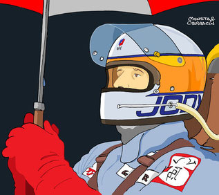 Jody Scheckter by Muneta & Cerracín