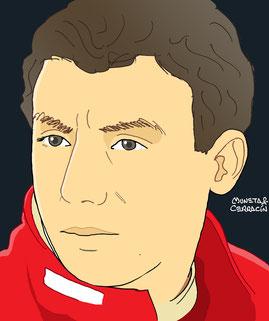 Michele Alboreto by Muneta & Cerracín
