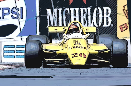 Emerson Fittipaldi con su Fittipaldi F7 - Ford