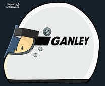 Helmet of Howden Ganley by Muneta & Cerracín
