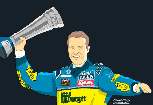 Michael Schumacher by Muneta & Cerracín