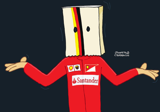 Sebastian Vettel by Muneta & Cerracín