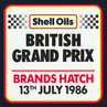 XXXIXº British Grand Prix de 1986