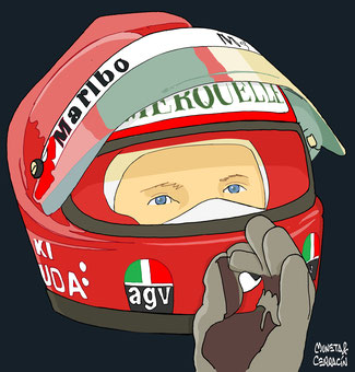 Niki Lauda by Muneta & Cerracín