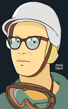 Masten Gregory by Muneta & Cerracín