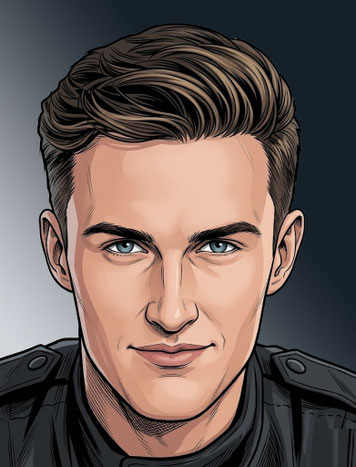 Théo Jérôme Julien Pourchaire by Muneta & Cerracín