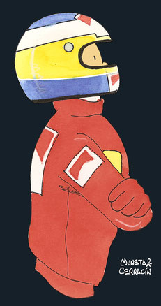 Michele Alboreto by Muneta & Cerracín
