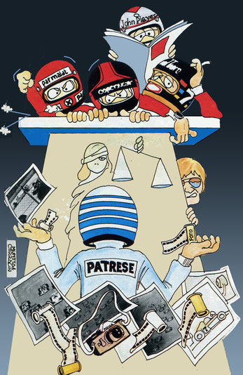 El juicio de Riccardo Patrese by Muneta & Cerracín