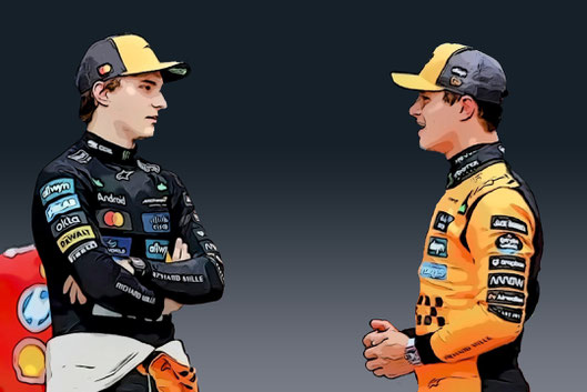 Oscar Piastri & Lando Norris by Muneta & Cerracín