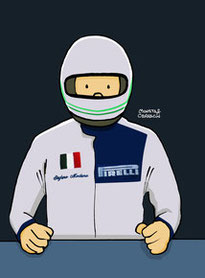 Stefano Modena by Muneta & Cerracín