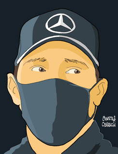 Lewis Hamilton by Muneta & Cerracín