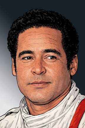 Danny Ongais en F1 by Muneta & Cerracín