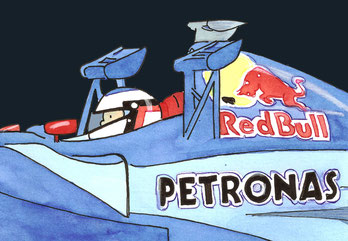 Jean Alesi by Muneta & Cerracín
