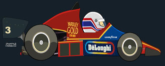 Martin Brundle by Muneta & Cerracín