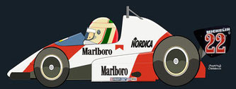 Andrea De Cesaris by Muneta & Cerracín