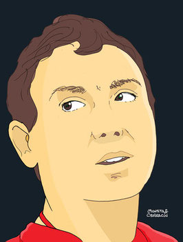 Michele Alboreto by Muneta & Cerracín