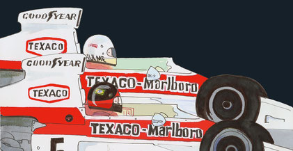 Denny Hulme & Emerson Fittipaldi by Muneta & Cerracín