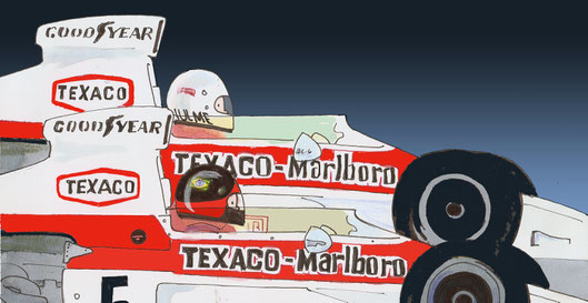 Denny Hulme & Emerson Fittipaldi by Muneta & Cerracín