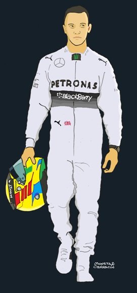 Lewis Hamilton by Muneta & Cerracín