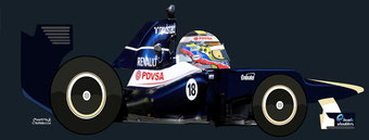 Pastor Maldonado by Muneta & Cerracín - Williams FW34 - Renault V8