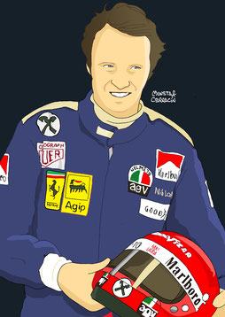 Niki Lauda by Muneta & Cerracín