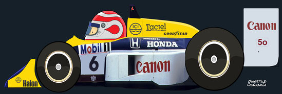 Nelson Piquet by Muneta & Cerracín
