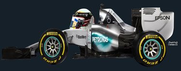 Nico Rosberg  by Muneta & Cerracín - Nico Rosberg del Mercedes AMG Petronas F1 Team con un Mercedes F1 W06