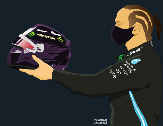 Lewis Hamilton by Muneta & Cerracín