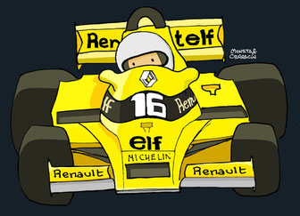 Rene Arnoux by Muneta & Cerracín