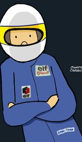 Jody Scheckter by Muneta & Cerracín