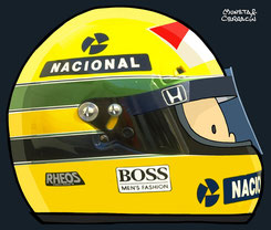 Ayrton Senna by Muneta & Cerracín