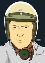 Jack Brabham by Muneta & Cerracín