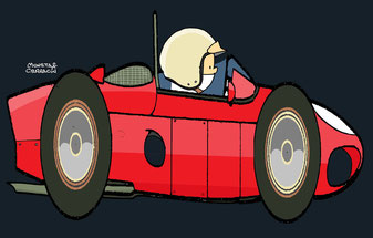Ludovico Scarfiotti con su Ferrari 156 by Muneta & Cerracín