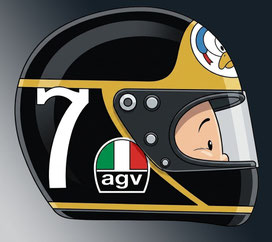 Barry Sheene by Muneta & Cerracín