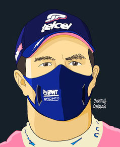 Sergio Perez by Muneta & Cerracín