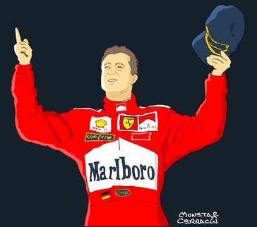 Michael Schumacher by Muneta & Cerracín