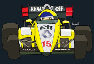 Patrick Tambay by Muneta & Cerracín