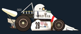 BRM P153 of John Cannon by Muneta & Cerracín